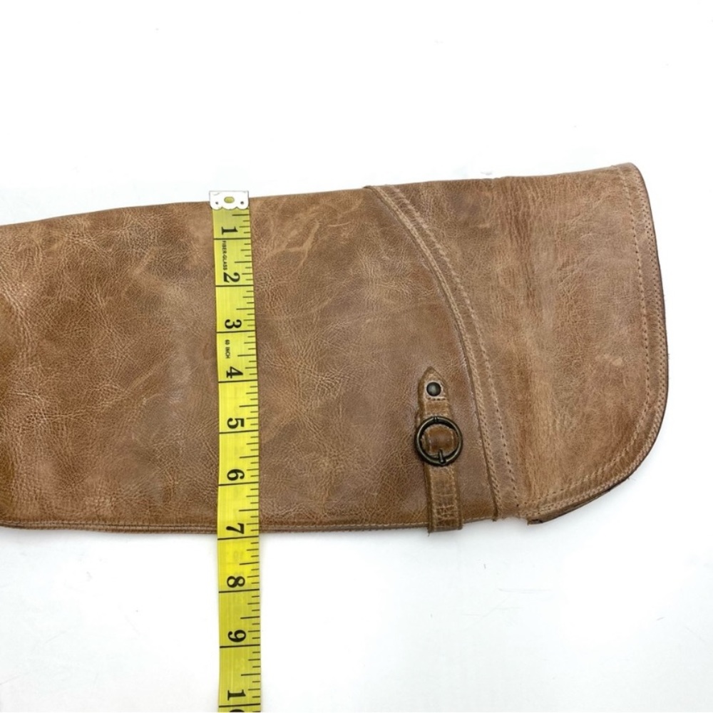 FRYE Jane Western Riding Knees High Boot in Beige Taupe Burnished Antique Size 7 - Picture 13 of 16